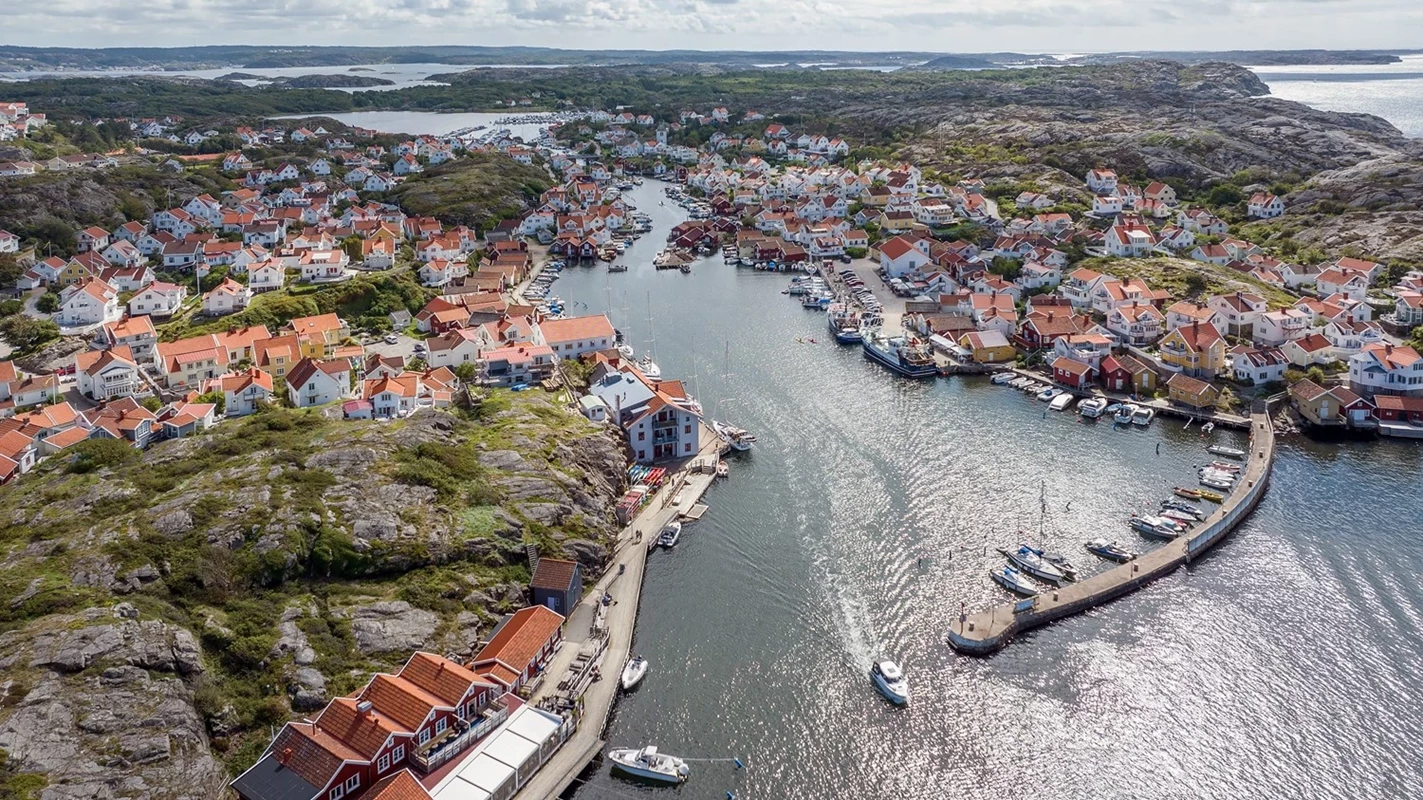 Krypavstånd till Grundsunds fina kanal