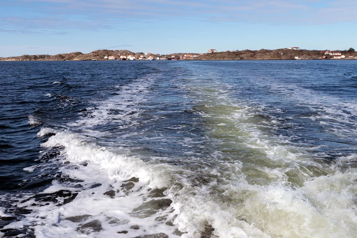 Gåsö ligger en kort båttur ifrån Stockevik på Skaftö