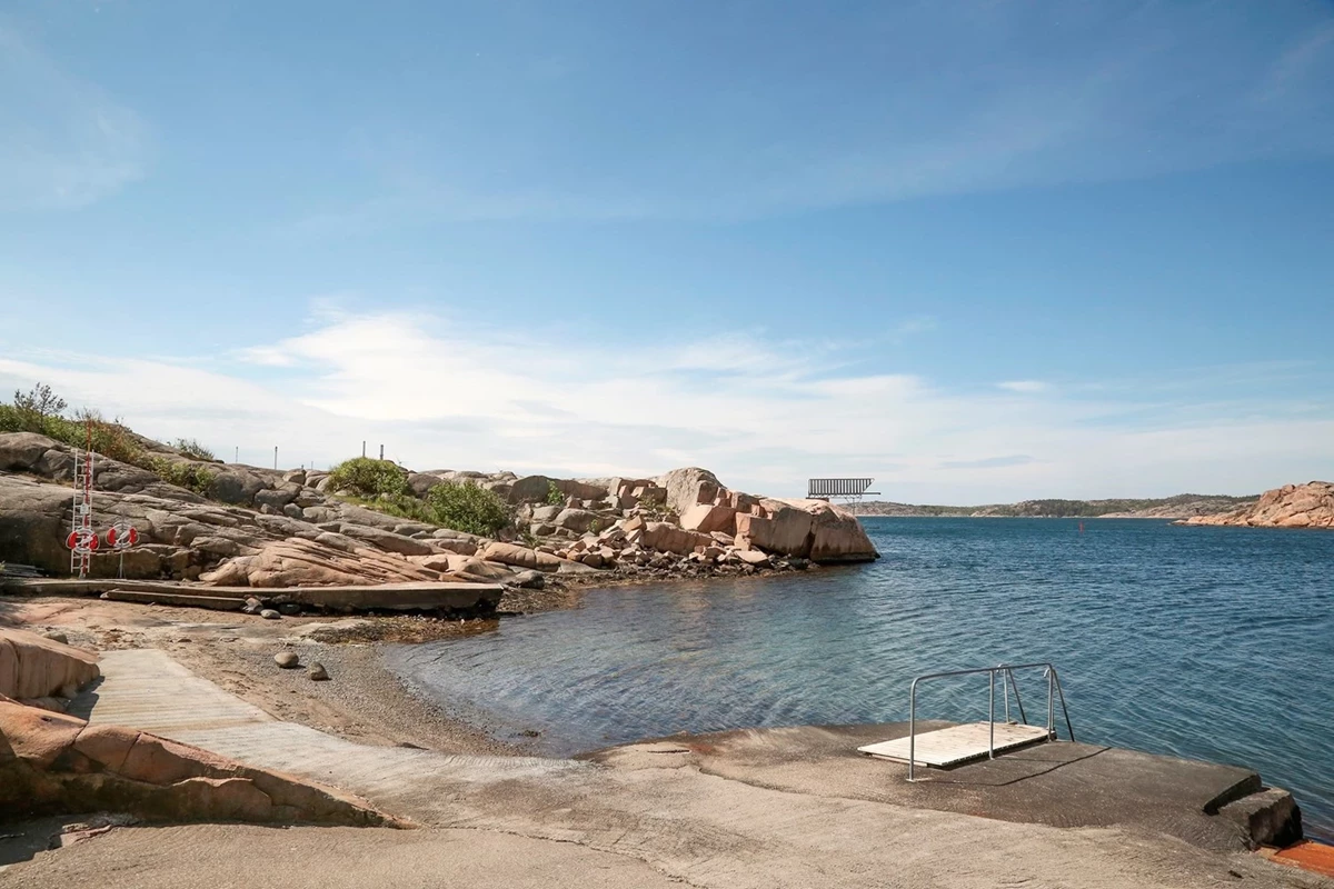 Områdesbild - Goviks badplats, lilla stranden