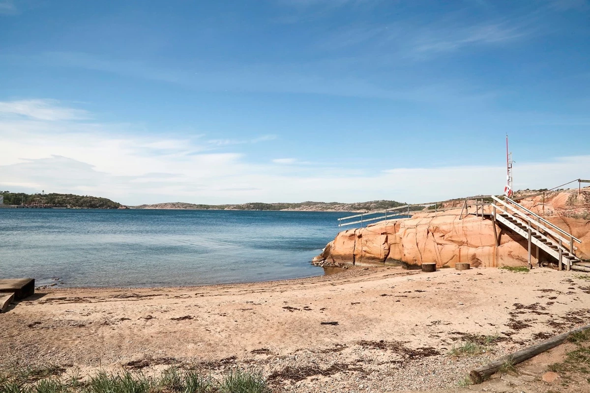 Områdesbild - Goviks badplats, stora stranden