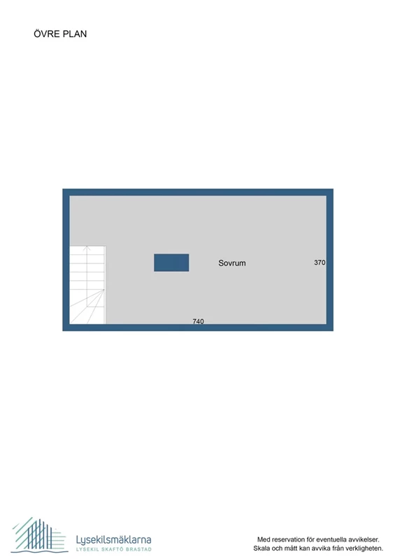 Planlösning, övre plan/loft